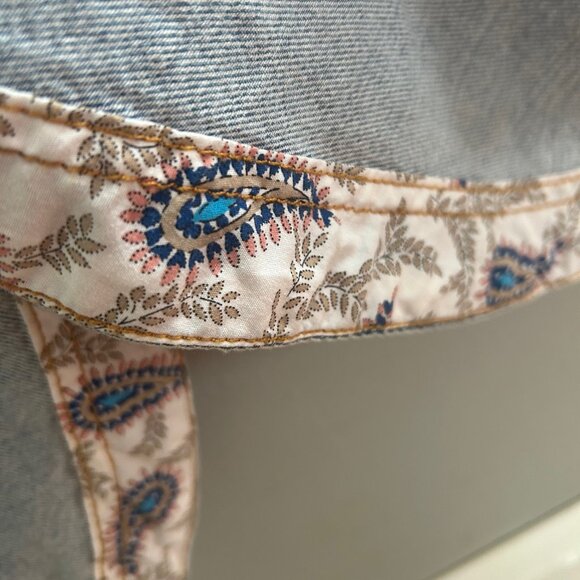 Anthropologie Pilcro Long Denim Coat Jacket -- Oversized - Picture 4 of 7